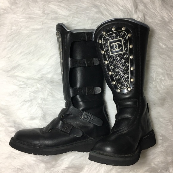 CHANEL Shoes - Chanel Motorcycle Boots